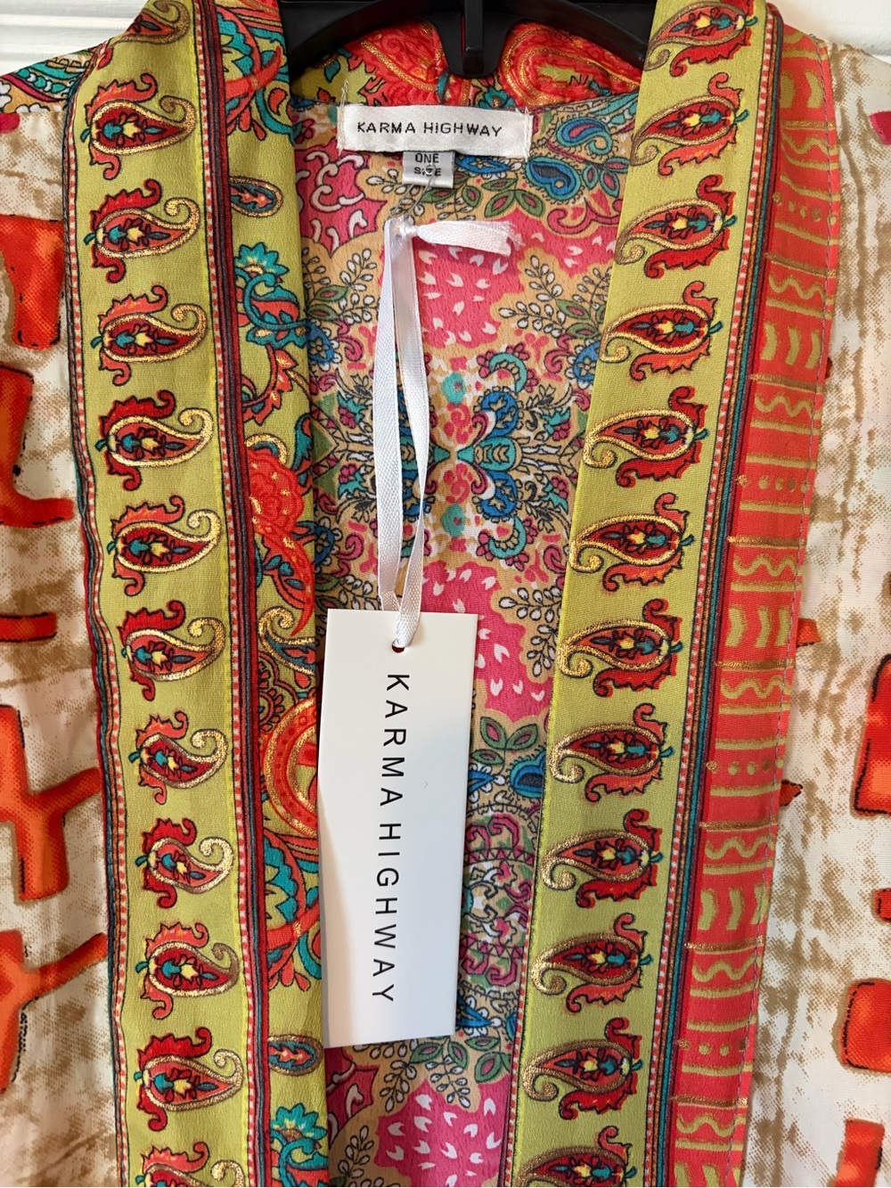 Karma Highway viscose kimono robe - Picture 8 of 8